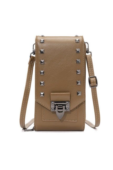 PU leather Rivet Design Shoulder Bags