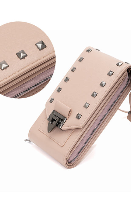 PU leather Rivet Design Shoulder Bags