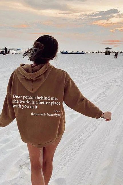 Dear Person Behind Me Unisex Trendy Hoodies