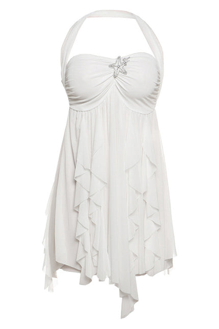 Halter Neck Backless Dress