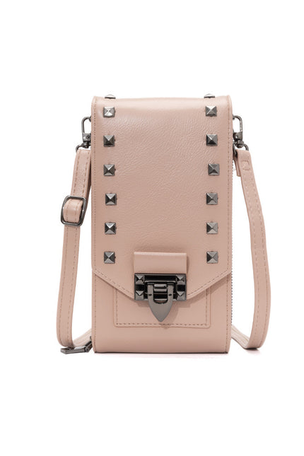 PU leather Rivet Design Shoulder Bags