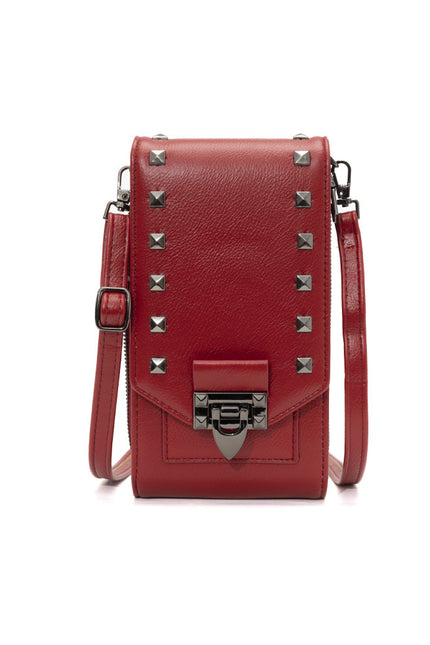PU leather Rivet Design Shoulder Bags