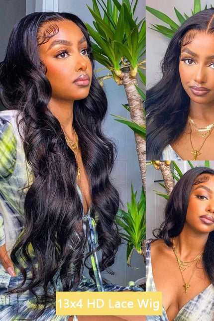 Luxury Brazilian Body Wave Wig – 360 Lace Frontal, Glueless & Natural Baby Hair