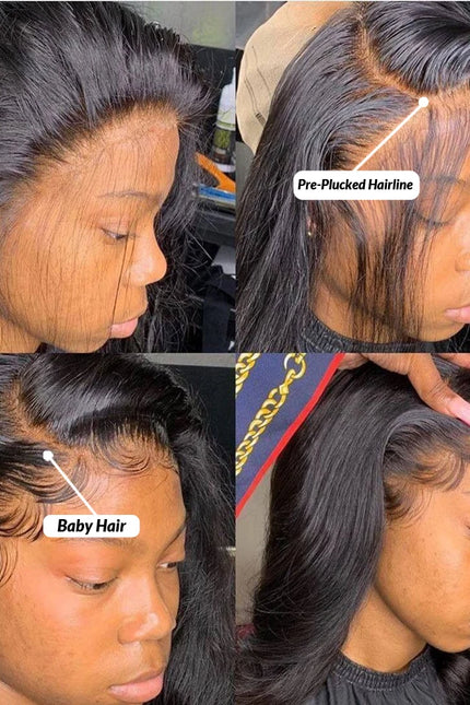 Luxury Brazilian Body Wave Wig – 360 Lace Frontal, Glueless & Natural Baby Hair