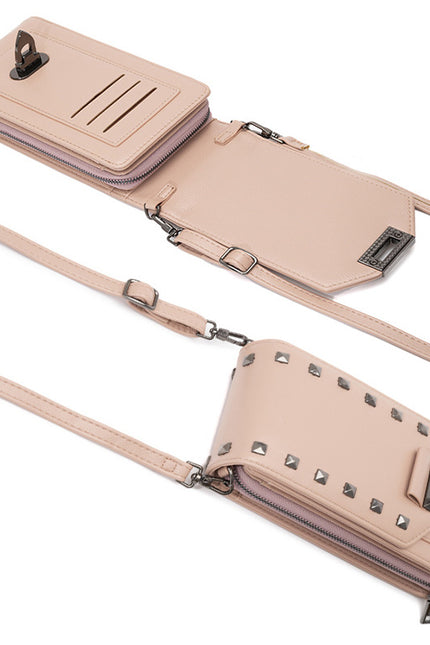 PU leather Rivet Design Shoulder Bags