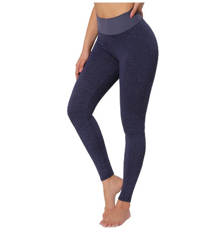Plaid Seamless High Waist Breathable Gym Leggings