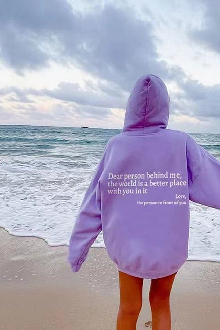 Dear Person Behind Me Unisex Trendy Hoodies