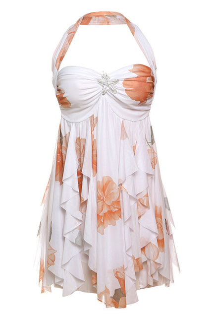 Halter Neck Backless Dress