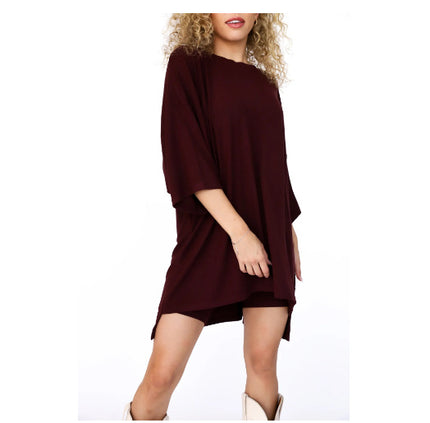 Fashion Loose Short-sleeved T-shirt And Slim Tight Pants