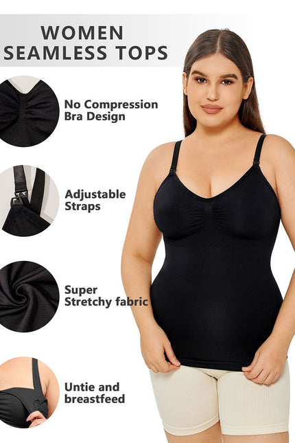 Cotton Shelf Bra Camisoles Adjustable top