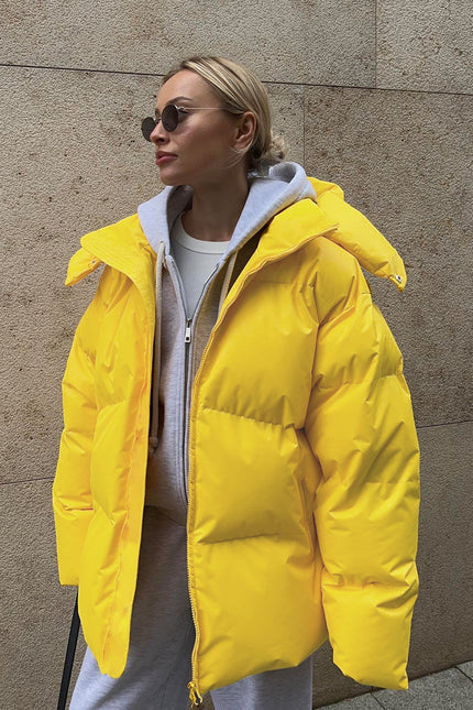 Fashion Coat With Removable Hood