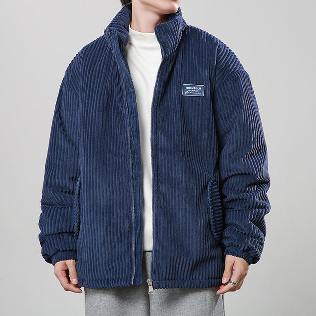 Corduroy Cotton-padded Zippet Coat