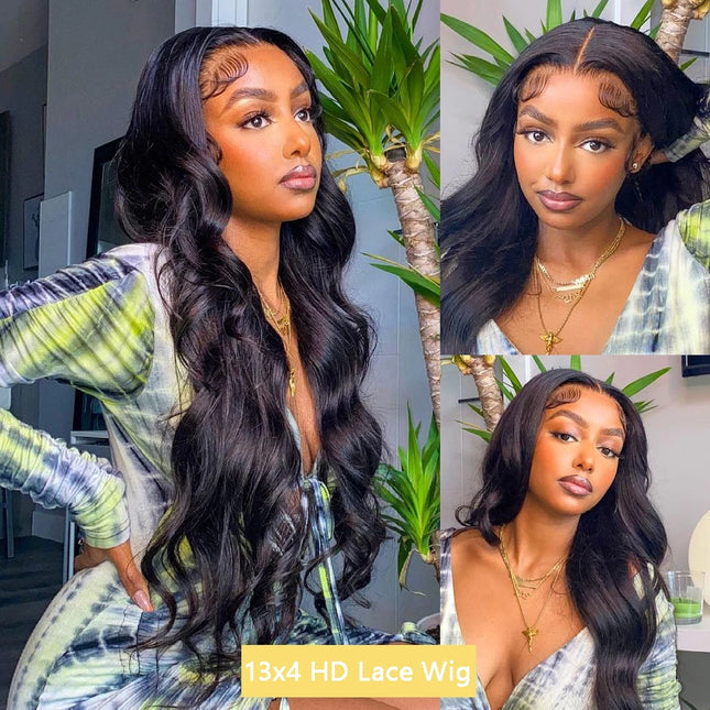 Luxury Brazilian Body Wave Wig – 360 Lace Frontal, Glueless & Natural Baby Hair
