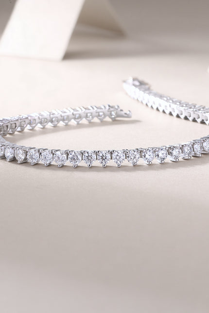 Mark Luxury Mosan Diamond S925 Silver Bracelet Comparable To Natural Diamonds