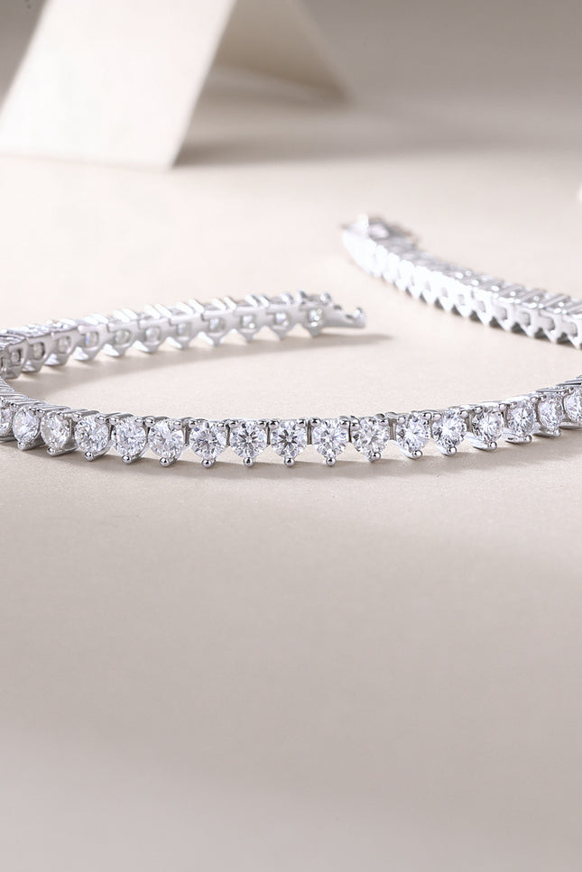 Mark Luxury Mosan Diamond S925 Silver Bracelet Comparable To Natural Diamonds