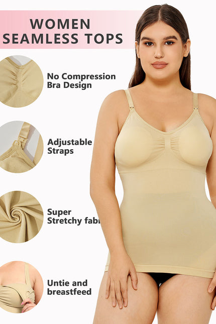 Cotton Shelf Bra Camisoles Adjustable top
