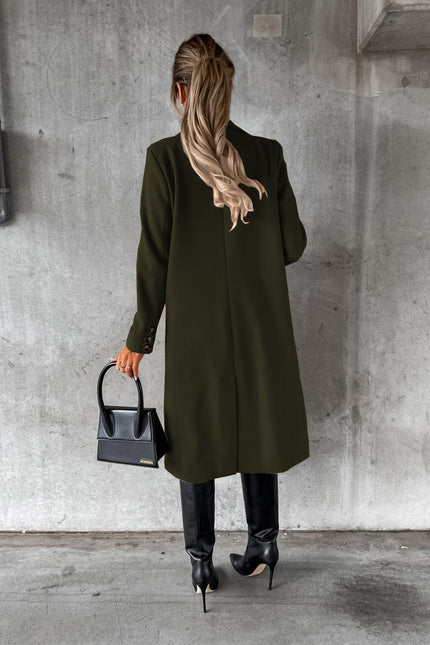 Solid Long Winter coat