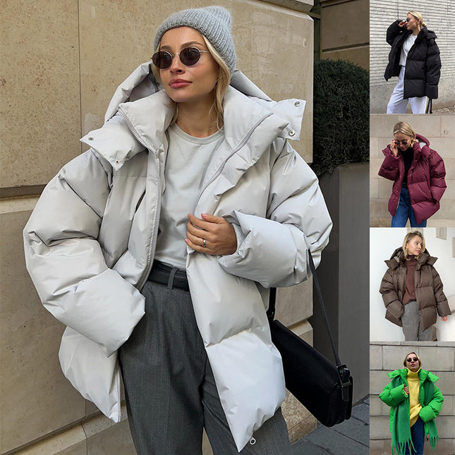 Fashion Coat With Removable Hood
