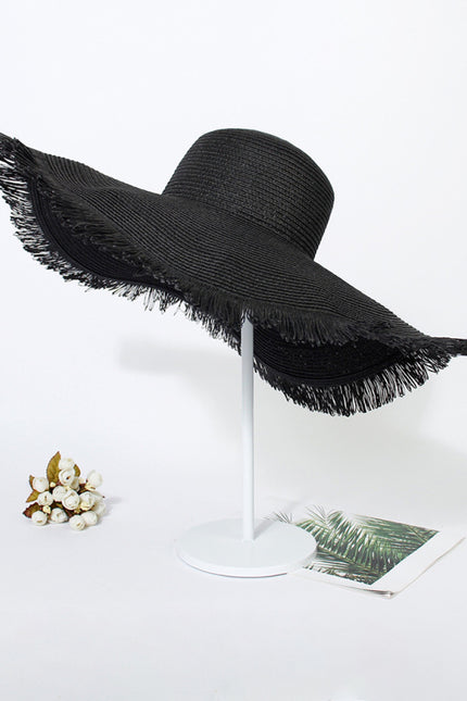 Outdoor large brim beach hat
