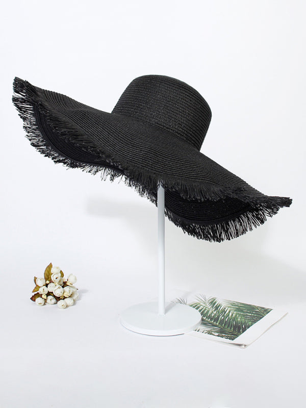 Outdoor large brim beach hat