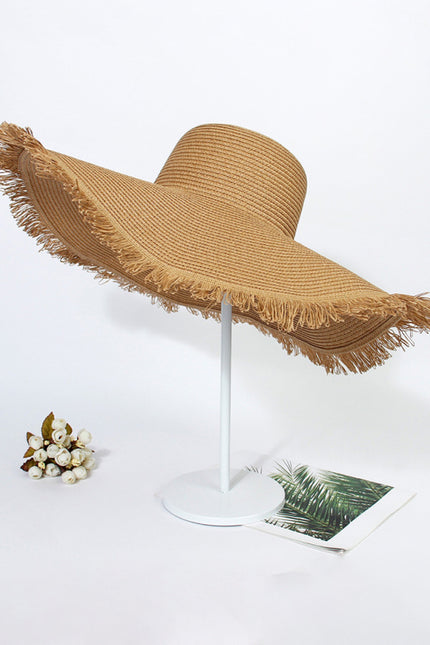 Outdoor large brim beach hat
