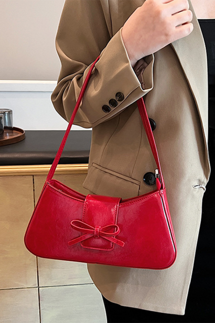 Bowknot underarm small shoulder bag