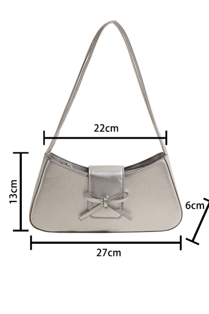 Bowknot underarm small shoulder bag