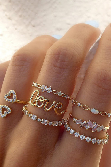 7-piece ring set